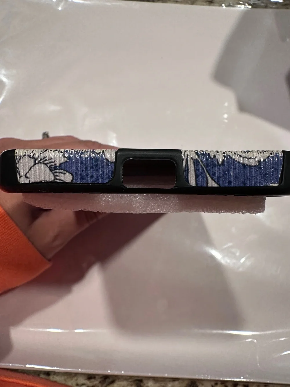 iPhones 15 Blue Floral Protective Phone Case - Unbranded Apple
